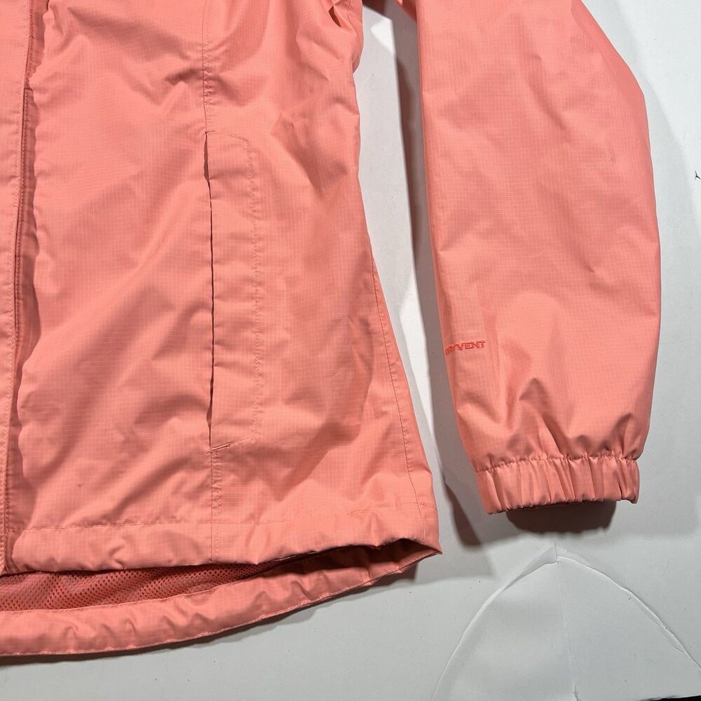 The North Face Resolve 2 Dryvent Salmon Waterproof Rain Jacket Women's Medium - Picture 3 of 11